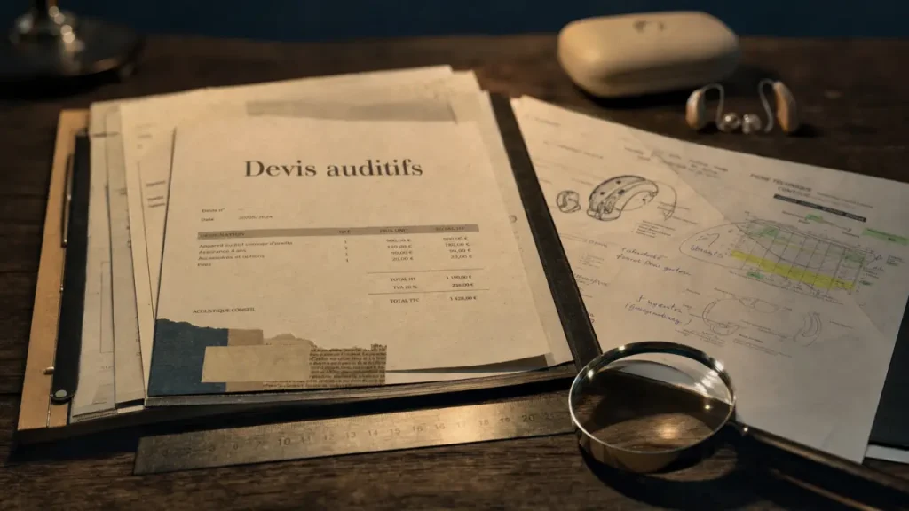 Appareil auditif 60 millions consommateur : devis sur bureau