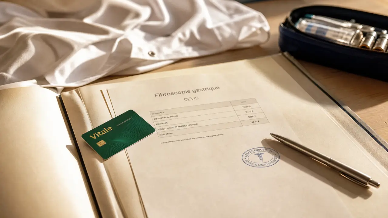 Fibroscopie gastrique prix : devis, carte Vitale et remboursement Sécurité sociale