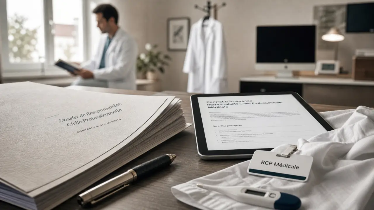 Assurance médecin : dossier et contrat de garanties à vérifier