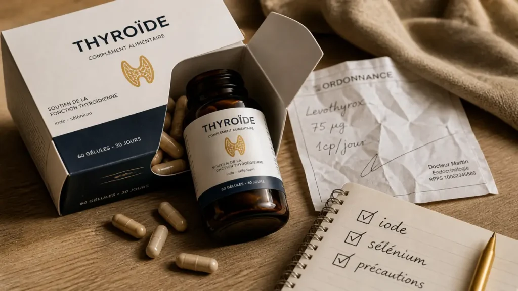 Complément alimentaire thyroïde : iode et sélénium, précautions à vérifier