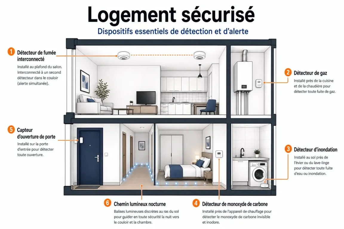 Dispositifs de sécurité pour vitaris téléassistance dans le domicile