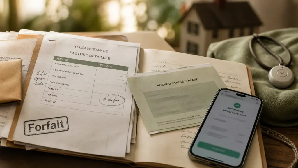 Prise en charge téléassistance par mutuelle : forfaits et justificatifs