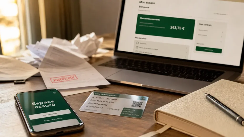 SG Santé mutuelle : espace assuré, carte tiers payant et remboursements sur smartphone