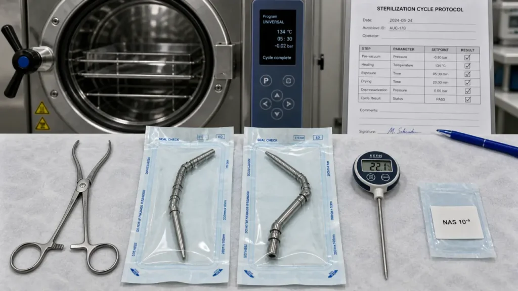 Stérilisation matériel médical : autoclave, contrôles et normes