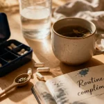 Complément alimentaire allaitement : pilulier et tisane pour soutenir la routine