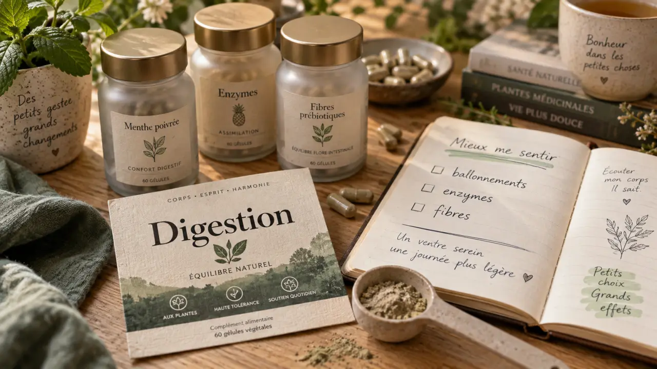 Complément alimentaire digestion et ballonnements : mauvais choix.