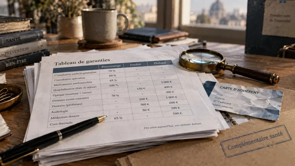 Différence entre mutuelle et complémentaire santé : documents et garanties