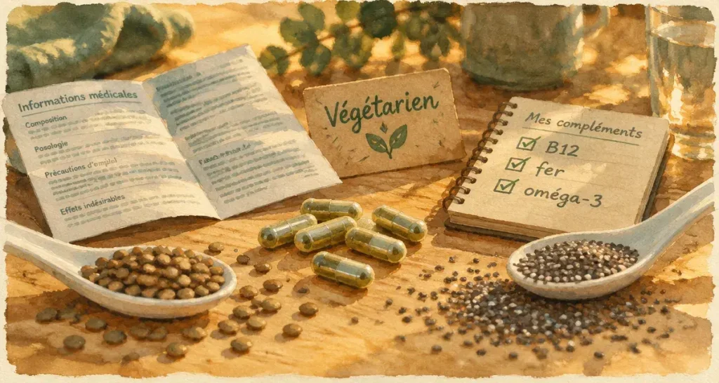 Complément alimentaire végétarien : vitamine B12 en priorité