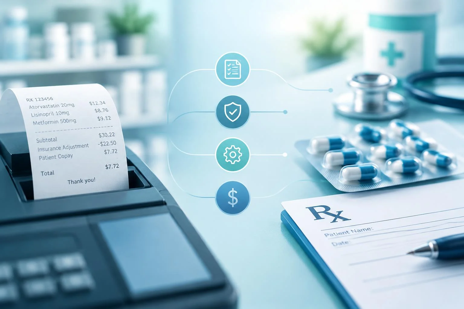 Franchise à 1 € : le reste à charge en pharmacie